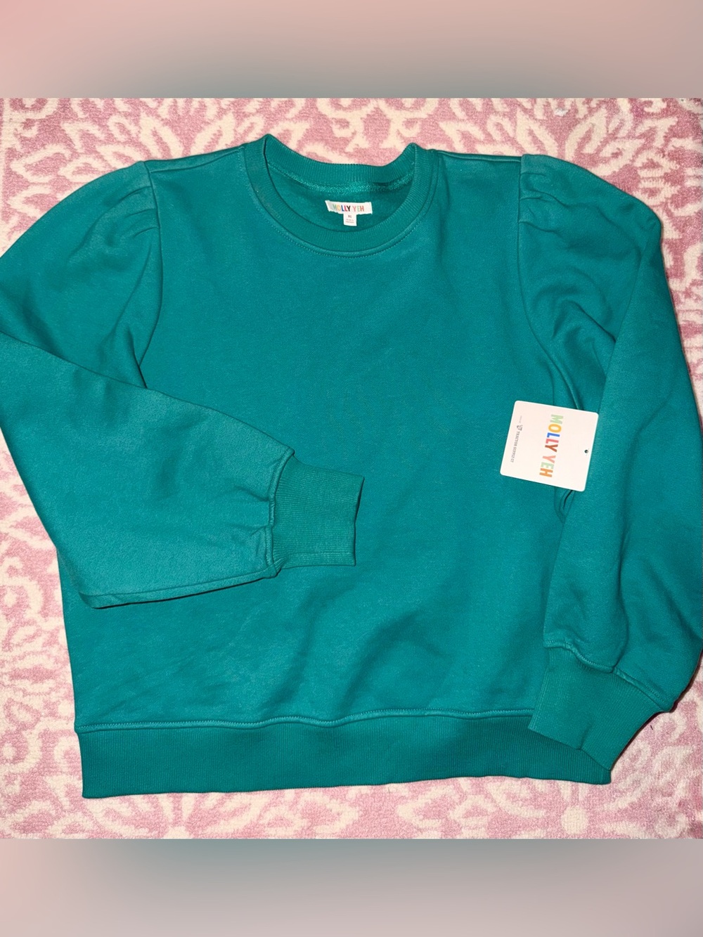 Teal Crewneck Sweatshirt - Men's Classic Fit